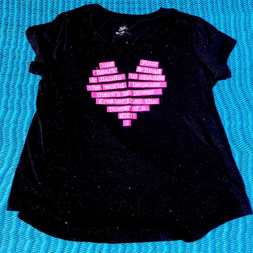 Justice graphic tee 💗
